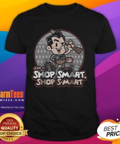 Awesome Vintage Ash In Shop Smart T-Shirt featuring retro design and soft fabric, perfect for casual wear.