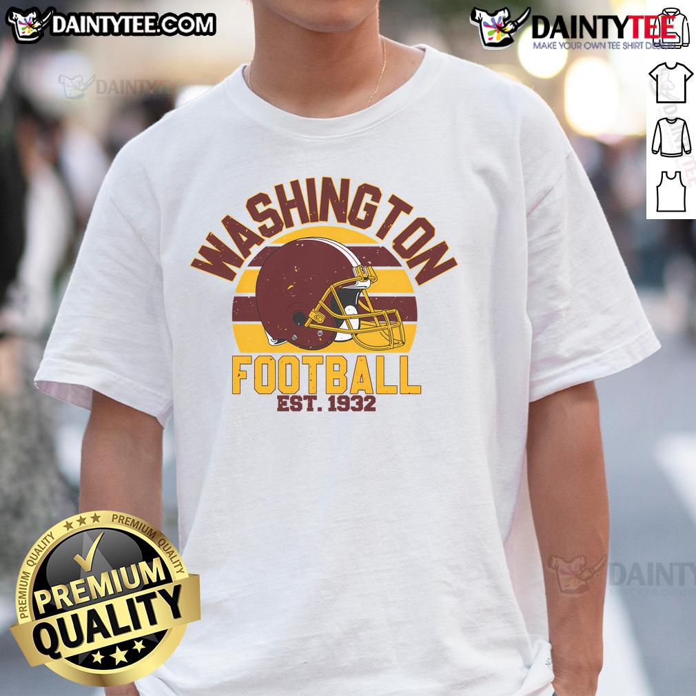 Awesome Washington Football Est 1932 T Shirt Awesome Washington Football Est 1932 T-Shirt featuring team colors and logo, perfect for fans and collectors.