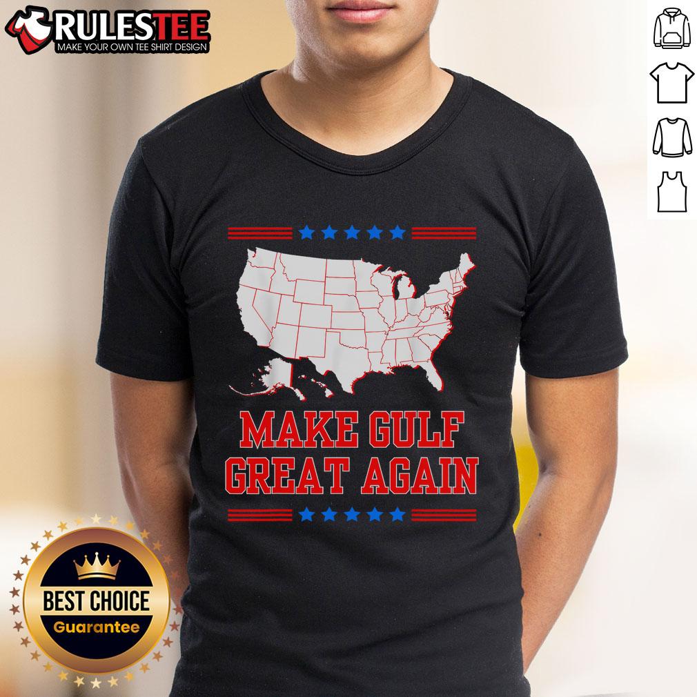 Awesome Welcome To America Make Gulf Great Again T Shirt Awesome Welcome To America Make Gulf Great Again T-Shirt featuring a bold design and patriotic colors for proud Americans.