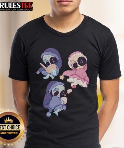 Adorable Cute Astro Dandy World Bed Time T-Shirt featuring a whimsical space design, perfect for bedtime adventures.