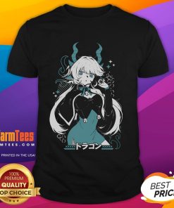 Alt Text: Cute Chiyoaqua Water Dragon Vtuber T-Shirt featuring vibrant graphics of a whimsical dragon character.