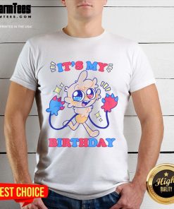 Alt Text: Cute It's My Birthday Dandy World Dandy Goob T-Shirt design featuring vibrant colors and playful graphics, perfect for celebrations.