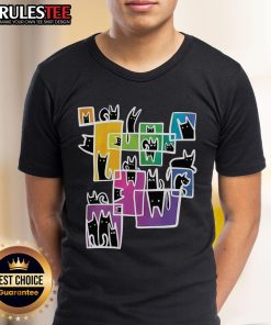 Cute Kitty Warp Cat T-Shirt featuring an adorable cat design, perfect for pet lovers and casual wear.