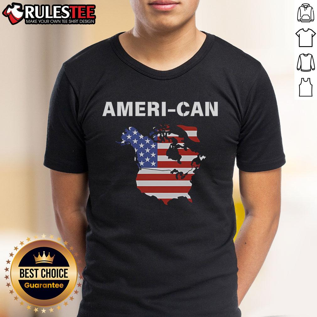 Funny Ameri Can Canada 51St State T Shirt Funny Ameri-Can Canada 51st State T-Shirt featuring humorous design celebrating Canada as a playful U.S. state.