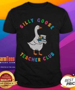 Funny Back To School Teachers T-Shirt featuring a silly goose design for the Teacher Club, perfect for classroom fun.