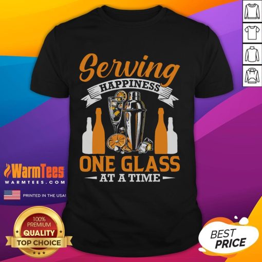 Funny bartender cocktail lover T-shirt featuring a humorous design about mixing drinks and bartending skills.