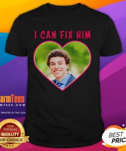 Funny I Can Fix Him Luigi Heart T-Shirt featuring a playful design with Luigi and heart graphics for gamers.