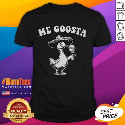 Funny Me Goosta Silly Goose T-Shirt featuring a playful goose graphic and vibrant colors, perfect for casual wear.