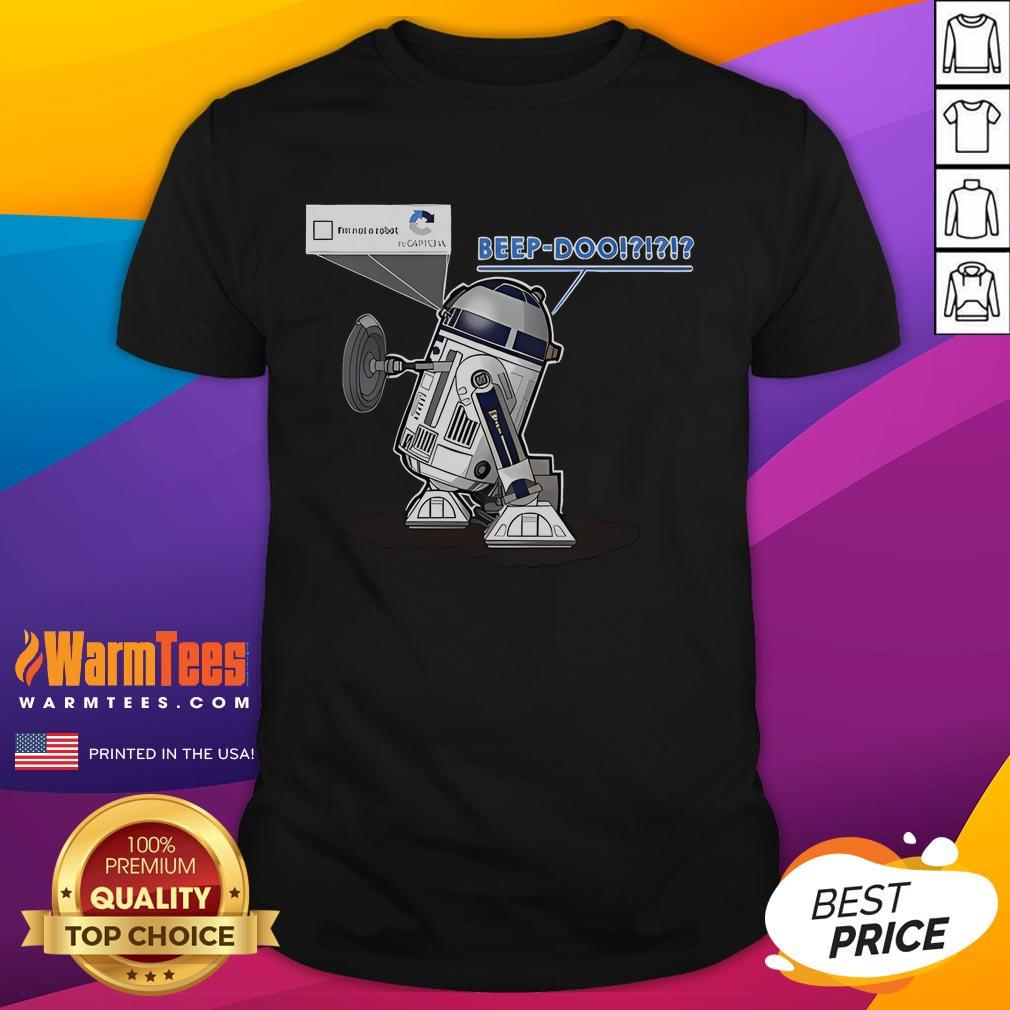 Funny R2D2 Captcha Beep Doo Star Wars T Shirt Funny R2D2 Captcha Beep-Doo Star Wars T-Shirt featuring a whimsical design of R2D2 in a playful captcha theme.