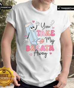 Funny Respiratory Valentine's Day t-shirt featuring the Rt Lung Squad design, perfect for respiratory professionals and enthusiasts.
