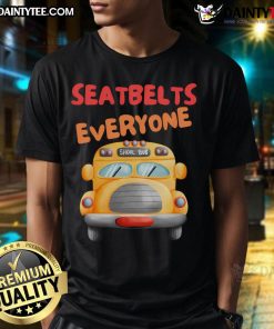 Funny Seatbelts Everyone Magic School T-Shirt featuring a whimsical design for fans of magical adventures and humor.