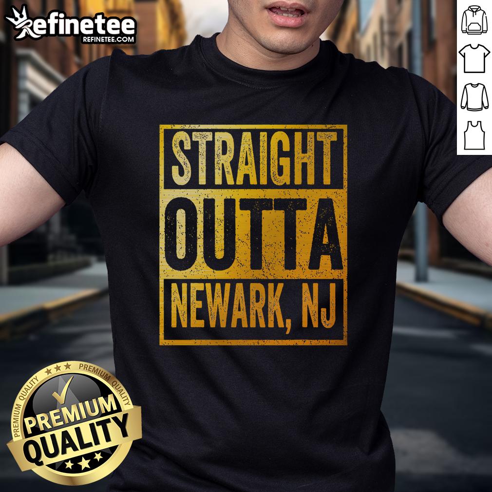 Funny Straight Outta Newark New Jersey T Shirt Funny Straight Outta Newark New Jersey T-Shirt with bold graphic design, perfect for proud Newark residents and visitors.