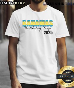 Good Bahamas Birthday Trip 2025 T-Shirt design featuring vibrant colors and a tropical theme, perfect for celebrations.