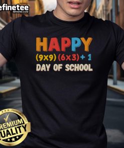 Good Math Formula 100 Days Of School Teacher 100Th Day T-Shirt featuring colorful graphics and educational design.