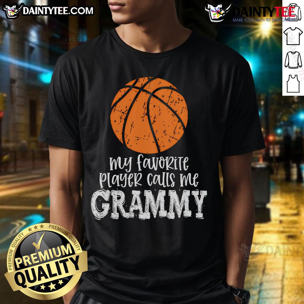 Good My Favorite Player Call Me Grammy T Shirt Good My Favorite Player Call Me Grammy T-Shirt featuring playful text design, perfect for sports fans and grandmothers.