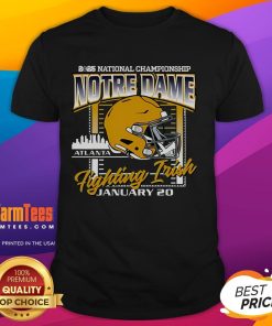Good Notre Dame 2025 A-Town Bound T-Shirt featuring vibrant design and school spirit for fans and alumni.