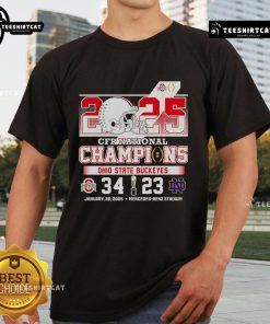 Good Ohio State Buckeyes 2025 CFP National Championship T-Shirt featuring team colors and logo for fans and supporters.