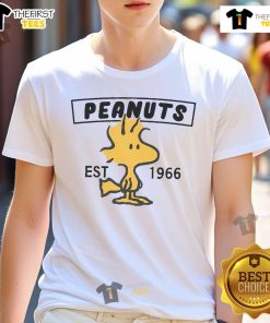 Good Peanuts Woodstock Est 1966 T-Shirt featuring classic cartoon design, perfect for Peanuts fans and collectors.