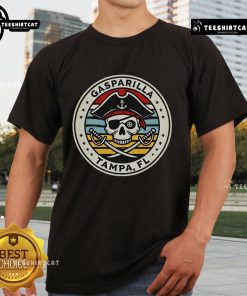 Good Retro Vintage Gasparilla Tampa FL 2025 Pirate Festival T-Shirt featuring colorful pirate graphics and festive design.