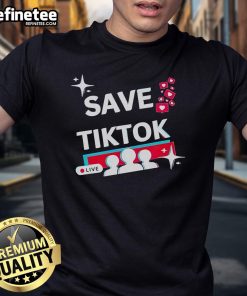 Good Save TikTok Live T-shirt featuring vibrant graphics for TikTok fans and content creators.
