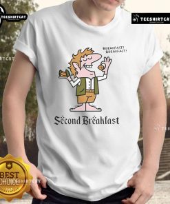 Good Second Breakfast T-Shirt featuring a playful design for brunch lovers, perfect for casual outings and food enthusiasts.