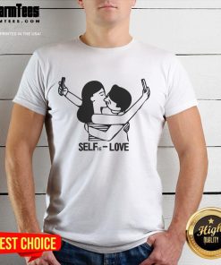 Good Selfie Love T-Shirt featuring a stylish design perfect for casual wear and expressing self-love.