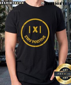 Good Stay Positive Math Teacher T-Shirt featuring a mathematician design, promoting positivity and avoiding negativity.