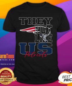 Good They Not Like Us New England Patriots NFL Football T-Shirt featuring team colors and logo for passionate fans.