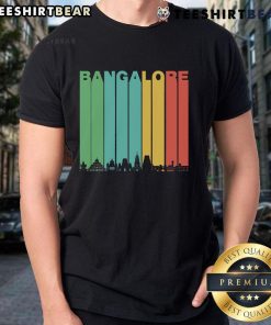 Good Vintage Bangalore India Skyline Cityscape T-Shirt showcasing a retro design of Bangalore's iconic skyline.