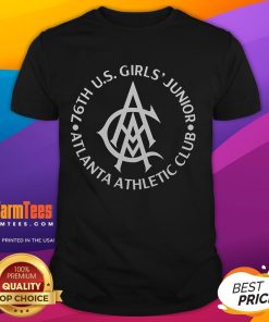 Hot 76th US Girls Junior Atlanta Athletic Club T-Shirt featuring vibrant design, perfect for young athletes and fans.