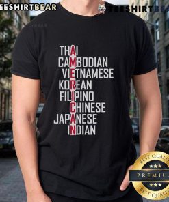 Hot Asian American Pride Stop Asian Hate T-Shirt featuring vibrant design promoting solidarity and empowerment.