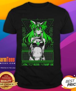 Alt Text: Hot Cuteashhx Foxgirl Vtuber T-Shirt featuring a vibrant design of a playful foxgirl character.