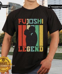 Hot Fujoshi Merch Yaoi Vintage T-Shirt featuring unique graphic design for anime and manga fans.