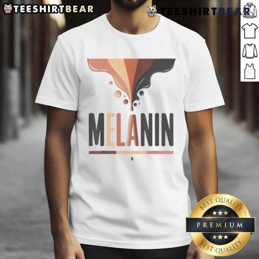 Hot Gildan Melanin Black History Month T-Shirt featuring vibrant graphics celebrating Black culture and history.