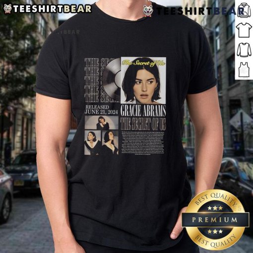 Hot Gracies Abrams Album The Secrets Of Us T-Shirt featuring vibrant graphic design and stylish fit for fans.