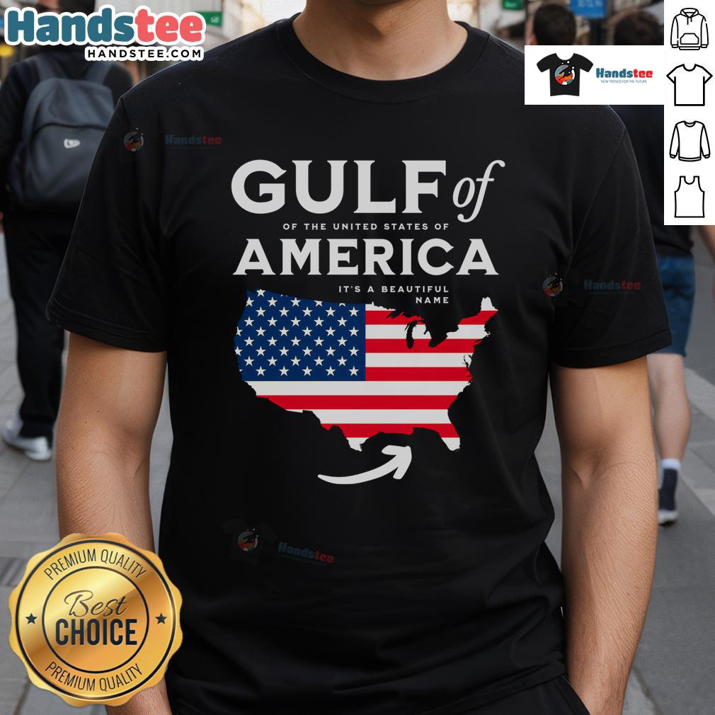 Hot Gulf Of Us America American Flag T Shirt Stylish Hot Gulf of US America T-Shirt featuring a vibrant American flag design for patriotic fashion.
