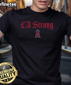 Stylish Hot Los Angeles Angels LA Strong T-Shirt featuring bold graphics and vibrant colors, perfect for fans.