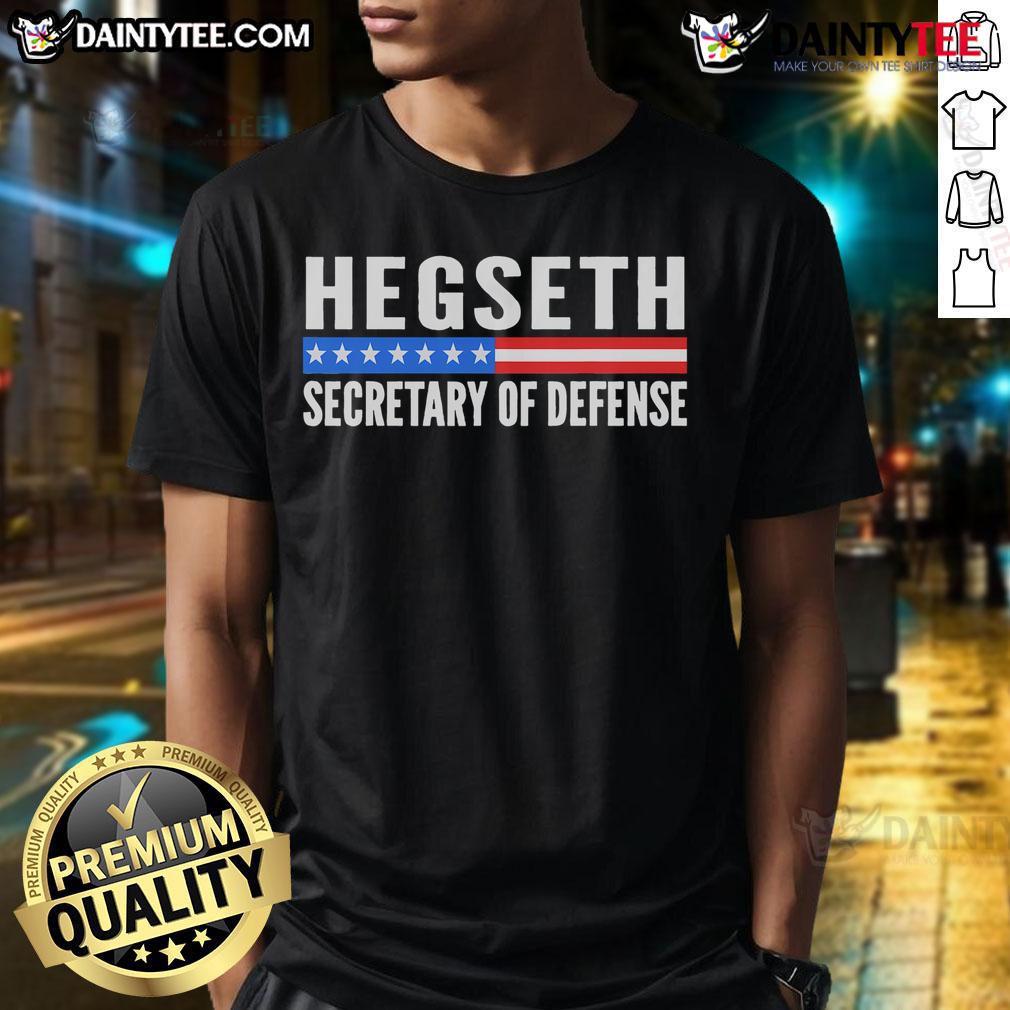 Hot Pete Hegseth Secretary Of Defense Trump Maga Support T Shirt Hot Pete Hegseth Secretary Of Defense Trump MAGA Support T-Shirt featuring bold patriotic graphics and vibrant colors.