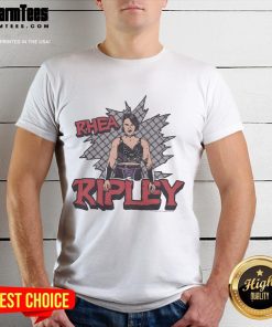 Hot Rhea Ripley T-Shirt featuring bold graphics and vibrant colors, perfect for wrestling fans and collectors.