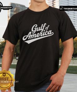 Hot Trump USA Gulf of America President T-Shirt featuring a bold graphic design and vibrant colors, perfect for supporters.