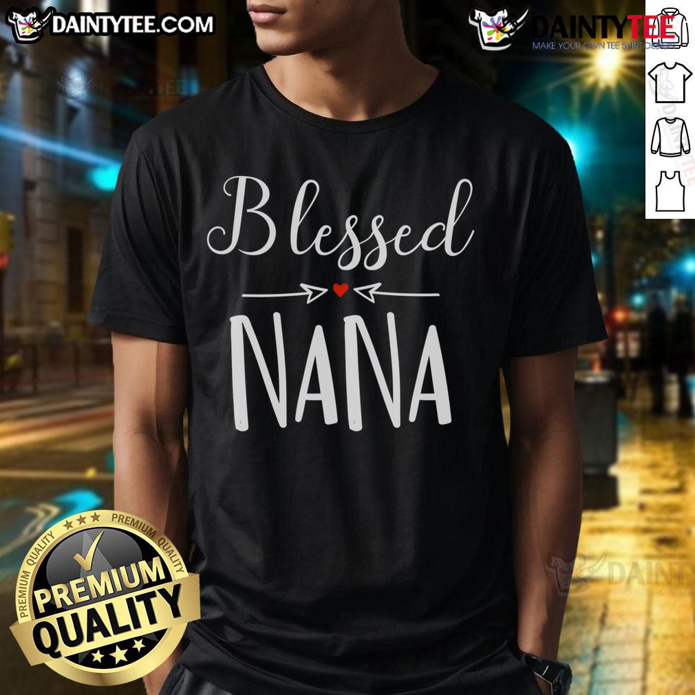 Nice Blessed Nana Grandma Christmas T Shirt Nice Blessed Nana Grandma Christmas T-Shirt with festive design, perfect gift for grandmothers during the holiday season.