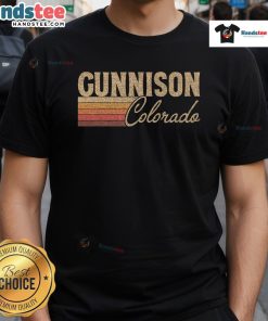 Stylish Nice Gunnison Colorado T-Shirt featuring a scenic design, perfect for showcasing your love for Gunnison, Colorado.