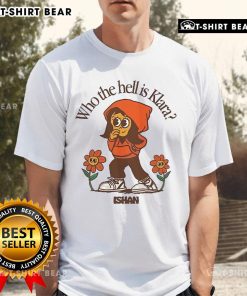 Nice Ishan 'Who The Hell Is Klara' T-Shirt featuring bold text design on a stylish casual wear.