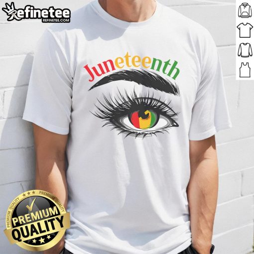 Juneteenth African American Black History Month T-Shirt featuring vibrant colors and empowering design celebrating freedom.