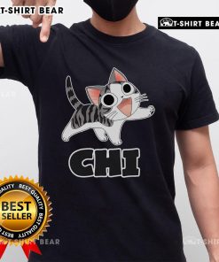 Alt Text: Kawaii cat design on a birthday anime manga T-shirt for Japanese lovers, featuring vibrant colors and cute graphics.