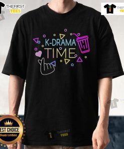Nice Korean Drama Kdrama Finger Heart T-Shirt featuring a stylish design perfect for K-drama fans and enthusiasts.
