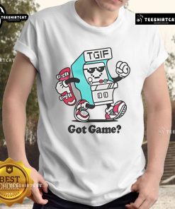 Nice Luke Busey Jake Bunk'D TGIF Gaming Got Game T-Shirt featuring a vibrant design for gaming enthusiasts.