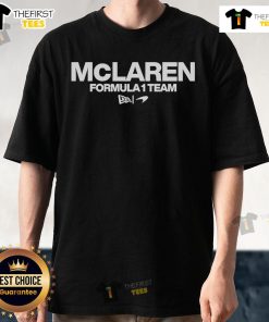Nice McLaren Formula 1 Team T-Shirt featuring vibrant team colors and logo, perfect for motorsport fans and enthusiasts.