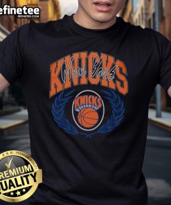 Nice New York Knicks Mitchell & Ness NBA x Michelob Ultra Rewind T-Shirt featuring vibrant team colors and logo.