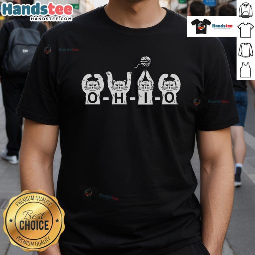 Nice Ohio Gary T-Shirt featuring a bold design, perfect for fans of Ohio pride and casual wear.